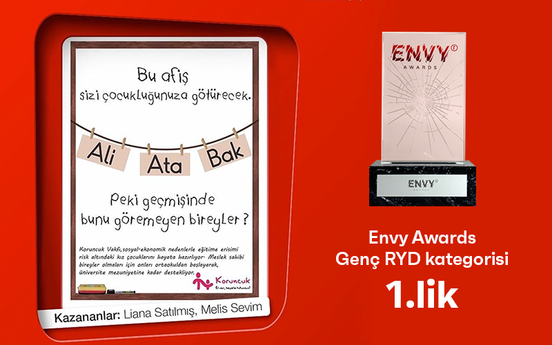Envy Awards Genç Ryd Kategorisinde Kadir Has Reklamcılık'ta Birincilik Sevinci Yaşıyoruz!